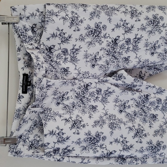 Mario Serrani Italy Comfort Stretch Slim Fit Tummy Control Cropped Pants Size 10 - Picture 6 of 16